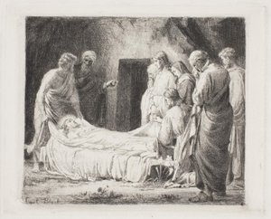 El entierro de Cristo de Carl Bloch