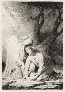 Cristo en Getsemaní de Carl Bloch