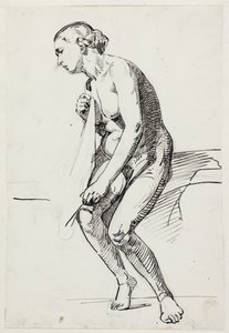Estudios para la pintura del museo "La hija de Jairo" (kms835) de Carl Bloch