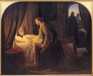 La hija de Jairo de Carl Bloch