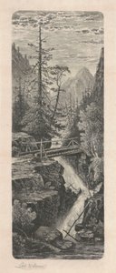 Cascada, Montañas Rocosas de Carl C. Brenner