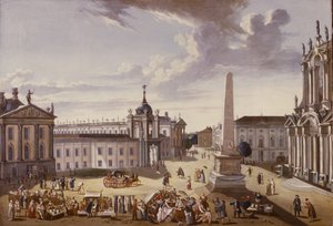 Vista del Ayuntamiento, 1772 de Carl Christian Baron
