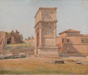 El Arco de Tito en Roma, 1839