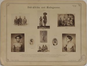 Álbum fotográfico sobre antropología- etnología de Carl Dammann