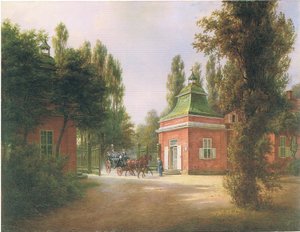 la entrada al nuevo jardín (Potsdam)