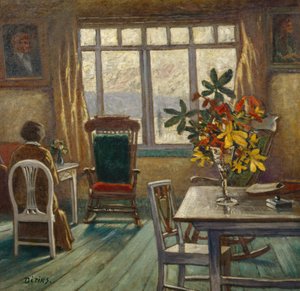 el estudio de los artistas de Carl Edvard Diriks