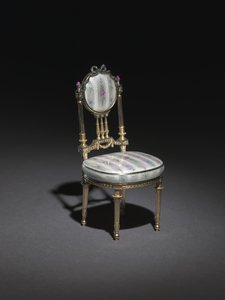 Silla en miniatura, 1896-1906 de Carl Fabergé