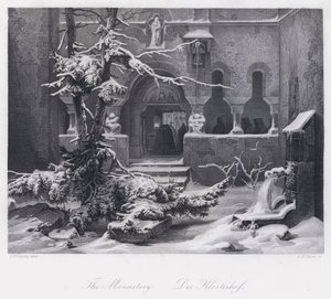 El Monasterio de Carl Friedrich (after) Lessing