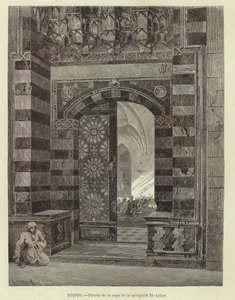 Egipto - Puerta de la mezquita de Al-Azhar
