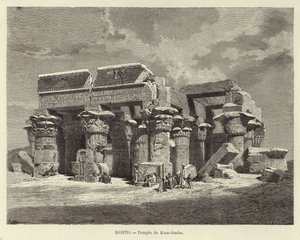 Egipto - Templo de Kom Ombo de Carl Friedrich Heinrich Werner
