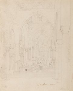Sicilia: Cappella Palatina, Palermo, c.1850 de Carl Friedrich Heinrich Werner