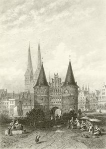La Puerta de Holstein, Lubeck de Carl Friedrich Heinrich Werner