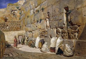 El Muro de los Lamentos, Jerusalén, 1863