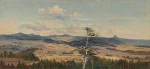 paisaje eifel de Carl Friedrich Lessing
