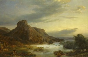 Montañas en una Niebla Vespertina, 1856
