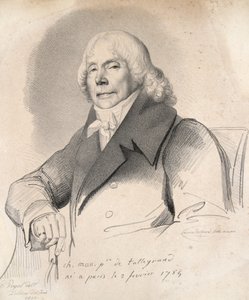 Charles Maurice Príncipe de Talleyrand, pub. 1834