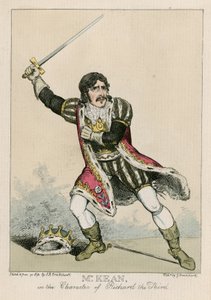 El Sr. Edmund Kean en el personaje de Ricardo III