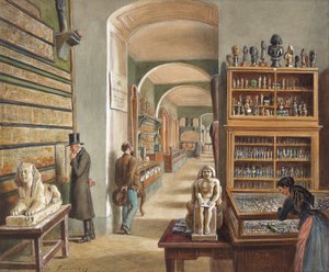 El segundo gabinete de la colección egipcia de Carl Goebel d. J.