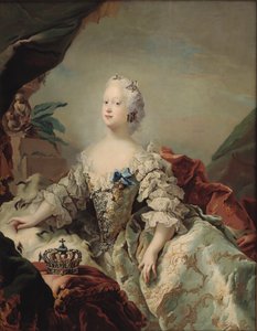 Luisa de Gran Bretaña 1724-1751, Reina de Dinamarca, 1747 de Carl Gustaf Pilo