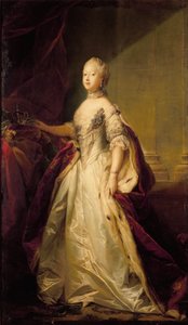 Luisa de Gran Bretaña reina de Dinamarca de Carl Gustaf Pilo