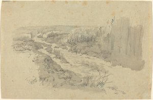 Un Camino a Través de los Campos Cerca de Leipzig
