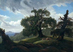 Robles junto al mar. 1835