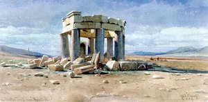 Una tumba musulmana cerca de Baalbek