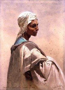 Auwatt, un sirviente en el convento del Sinaí de Carl Haag