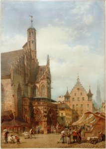 La Frauenkirche de Núremberg de Carl Haag