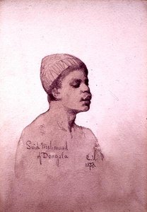 Said Mohamad de Dongola (Sudán) 1873 de Carl Haag