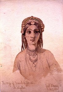 La esposa de Jacob Effendi en Naplus de Carl Haag