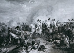 Archiduque Carlos de Austria en la Batalla de Aspern de Carl Heinrich Rahl