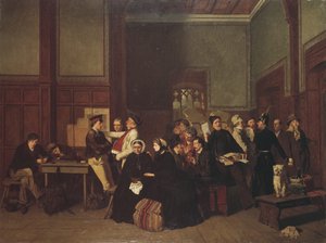 Sala de espera de tercera clase II de Carl Hendrik d Unker