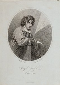 Retrato de medio cuerpo de Josef Maria Grassi a partir de un autorretrato