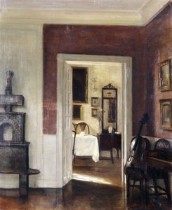 Un Interior con un Violonchelo de Carl Holsoe