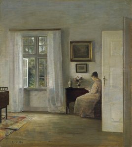 El lector por Carl Holsoe, - Colección privada de Carl Holsoe