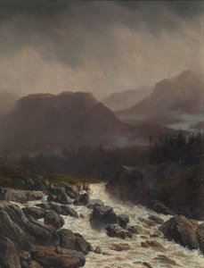 paisaje de lluvia