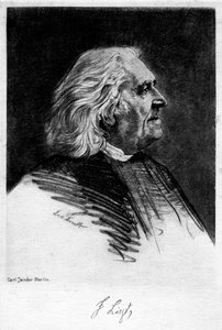 Franz Liszt 1811-1886, compositor y pianista húngaro, siglo XX