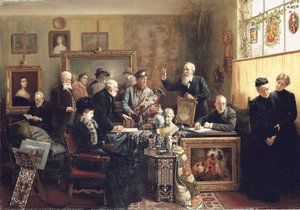 La subasta de la finca, 1903 de Carl Johann Spielter