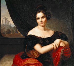 Alemán: Portrait of Mrs Gedike Retrato de la Sra. Gedicke