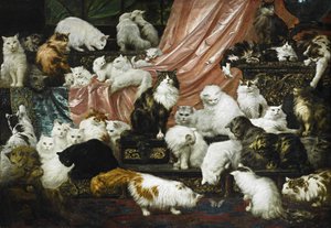 Los amantes de mi mujer, c. 1890 (óleo sobre lienzo) de Carl Kahler