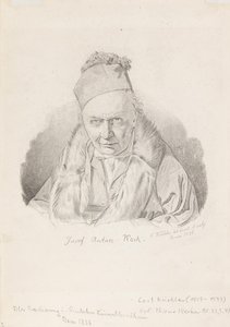Retrato del pintor Joseph Anton Koch 1768-1839, 1836