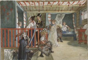 Un día de celebración de Carl Larsson