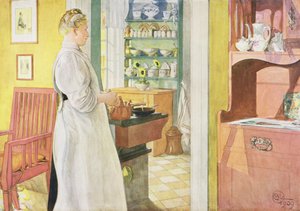 Anna Arnbom (Escena de cocina), pub. en 