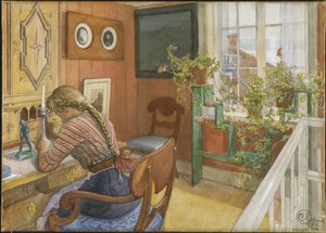Redacción de cartas de Carl Larsson