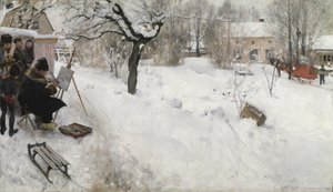 Pintor al aire libre