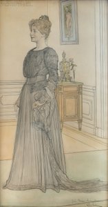 Retrato de la Sra. Signe Thiel de Carl Larsson