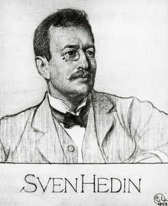 Retrato de Sven Anders Hedin de Carl Larsson