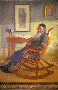 Retrato del Padre del Artista de Carl Larsson