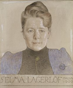 Selma Lagerlof, 1902 de Carl Larsson